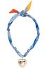 Gabby Puffy Heart Scarf Necklace