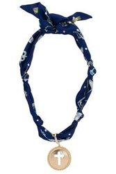 Elodie Cross Coin Scarf Necklace