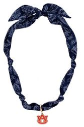 Auburn Tigers Logo Bandana Scarf Necklace