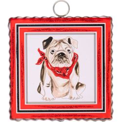 Georgia Bulldog Metal Mini Art Print