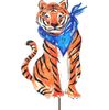 Auburn Tiger Metal Garden Stake