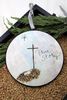 True Story Round Metal Disc Ornament