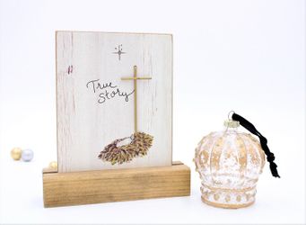 True Story Table Sign