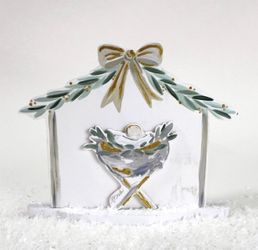 Baby Jesus Layered Wooden Table Decor