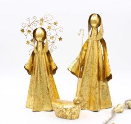 Gold Leaf Holy Family Set