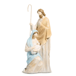 Haley Bush Holy Family Figurine