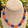Auburn Gameday Beaded Disc Necklace
