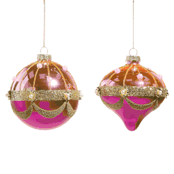 Pink & Gold Fairground Ornament