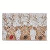 Reindeer Friends Wooden Block