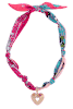 Sophia Glowing Heart Scarf Necklace
