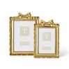 Set of 2 Vintage Gold Bow Frames