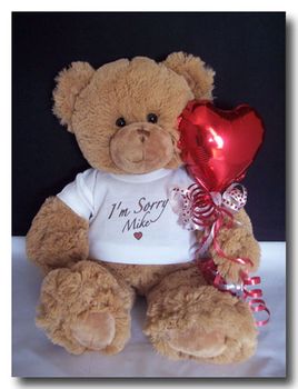 Personalized I'm Sorry Teddy Bear