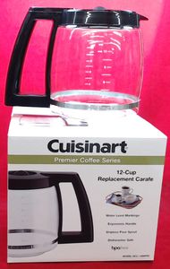 Cuisinart Coffee Maker 12-Cup Glass Carafe, DCC-1200PRC