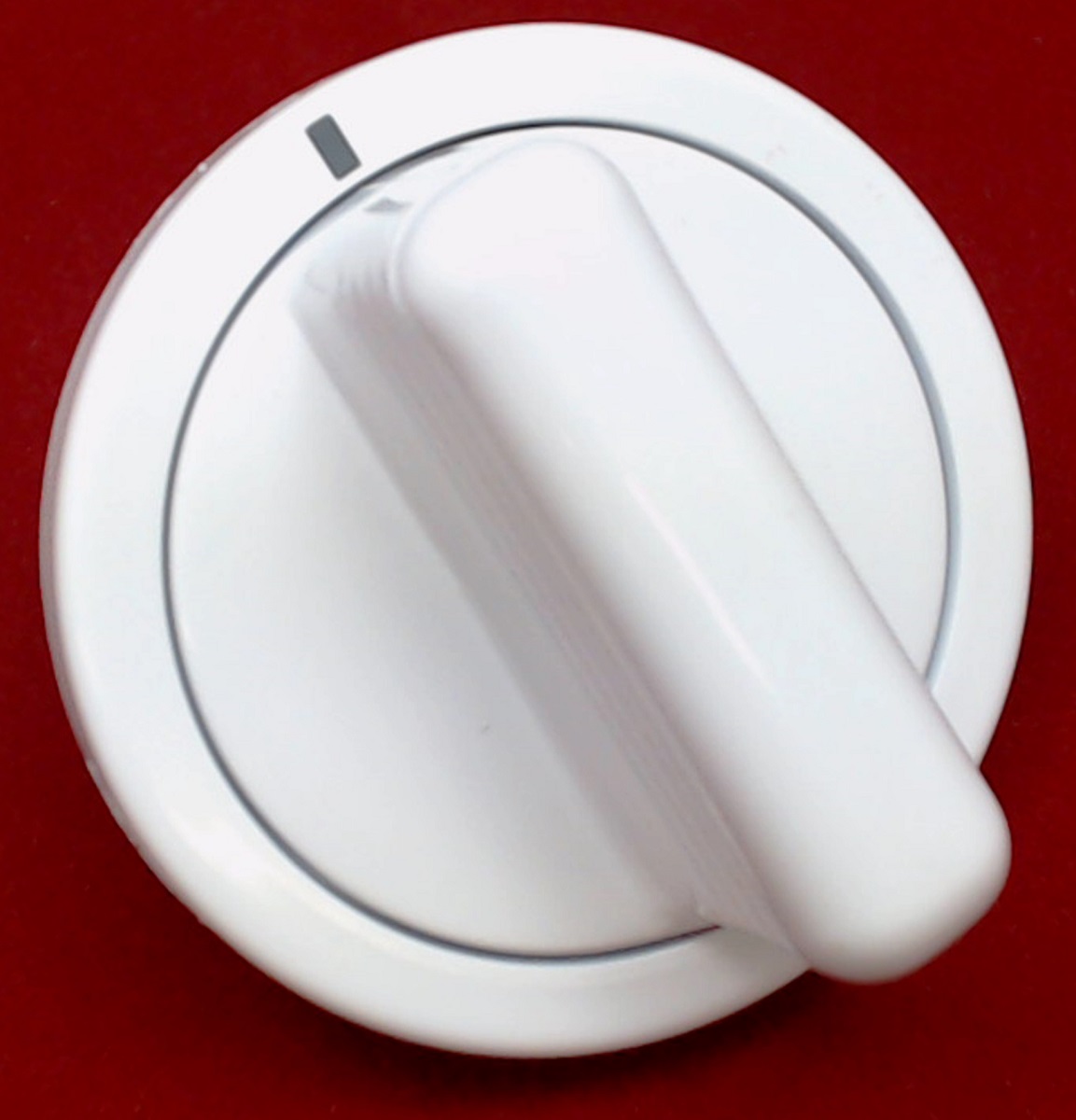 WE01X10160 Dryer Timer Knob, White, for General Electric