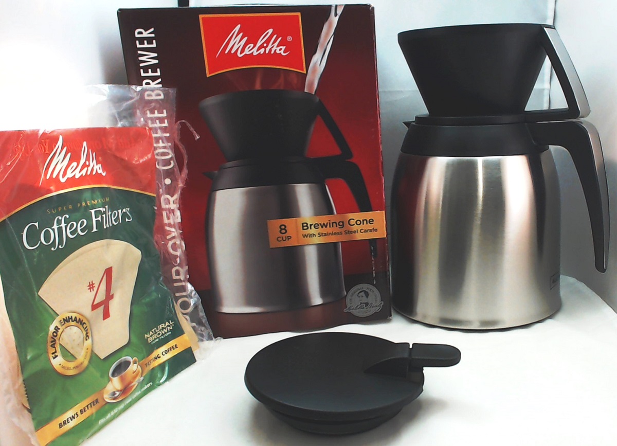 64104 Melitta Thermal Carafe PourOver Coffee Brewer