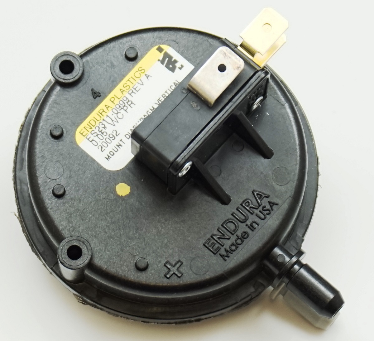 PSCUVS Pellet Stove Vacuum Shutdown Pressure Switch