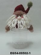 11" Christmas Santa with Candy Box