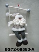 15" Chrismas Hanging santa on Swing