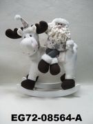 22" Christmas santa Riding Deer