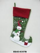 23" Christmas Snowman Stocking