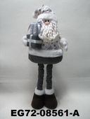 33" Christmas Standing Santa Holding Gift Bag