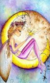 A Wish Upon A Star by Sherri Baldy 8"x10" Ceramic Art Tile with recessed hangers for tabletop or wall hanging purposes A Wish Upon A Star by Sherri Baldy 8"x10" Ceramic Art Tile with recessed hangers for tabletop or wall hanging purposes
