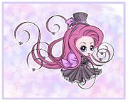 Aistrocratic Flare by Chrissy Clark   8"x10" Ceramic Art Tile with recessed hangers for tabletop or wall hanging purposes