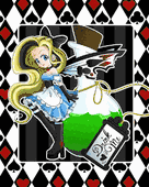 Alice Fairy by Chrissy Clark 8"x10" Ceramic Art Tile with recessed hangers for tabletop or wall hanging purposes Alice Fairy by Chrissy Clark 8"x10" Ceramic Art Tile with recessed hangers for tabletop or wall hanging purposes