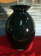 Alicja Poland Onyx Color Hand Made Art Glass Vase