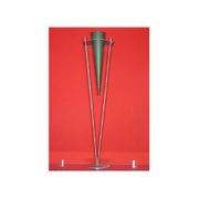 Ambienta Metal Cast Glass Floor Green Vase