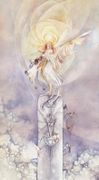 Angel Of Morning Glow by Stephanie Law   8"x10" Ceramic Art Tile with recessed hangers for tabletop or wall hanging purposes