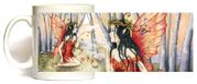 Autumn Fairy Mug by Gretchen Raisch Baskin 11oz Coffee Mugs Microwave and Dishwasher Safe