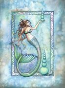 Balance by Molly Harrison  8"x10" Ceramic Art Tile with recessed hangers for tabletop or wall hanging purposes