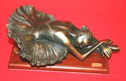 Balerine Modern Contemporary Designed Bronze Finish Figurine by U Hoyat