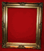 Baroque Style Gold Plated Wooden Frame Size 20x24"