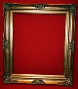 Baroque Style Gold Plated Wooden Frame Size 20x24"