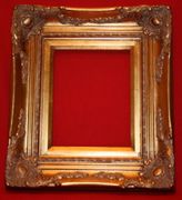 Baroque Style Gold Plated Wooden Frame Size 8x10"