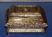 Beautiful Bronze Jewelry Small Box Made in Spain