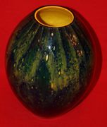 Beautiful Gorgeous Alicja Poland Hand Made Mouth Blown Flower Vase