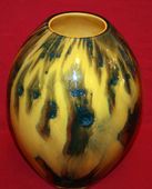 Beautiful Gorgeous Alicja Poland Hand Made Mouth Blown Flower Vase