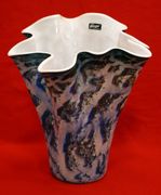Beautiful Gorgeous Alicja Poland Hand Made Mouth Blown Flower Vase