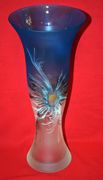 Beautiful Gorgeous Ambienta Germany Hand Made Glass Flower Vase