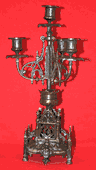 Beautiful Hand Made Bronze Portugal Old Fashion Candleholder