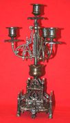 Beautiful Hand Made Bronze Portugal Old Fashion Candleholder