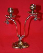 Beautiful Hand Made Bronze Portugal Old Fashion Candleholder