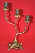 Beautiful Hand Made Bronze Portugal Old Fashion Candleholder