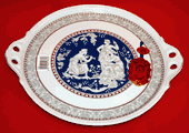 Beautiful Hand Made Hand Painted Greece Fruit Platter Beautiful Hand Made Hand Painted Greece Fruit Platter