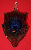 Beautiful Mouth Blown Bohemia Czech Republic Glass Fruit Bowl Beautiful Mouth Blown Bohemia Czech Republic Glass Fruit Bowl