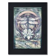 Believe by Artist Jody Bergsma Believe by Artist Jody Bergsm Tile mural of Six (6"x6" tiles) framed in a black wood frame Dimensions (LxWxH): 22.00 x 26.00 x 1.00 in.