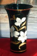 Brand New Bohemian Czech Gold Plated Beautiful Vase